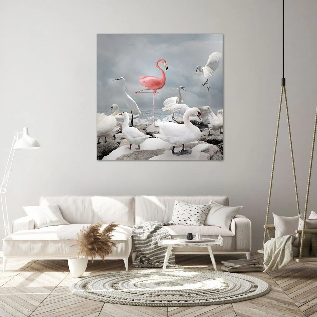 Tablou pe pânză - De unde am venit? - 60x60 cm