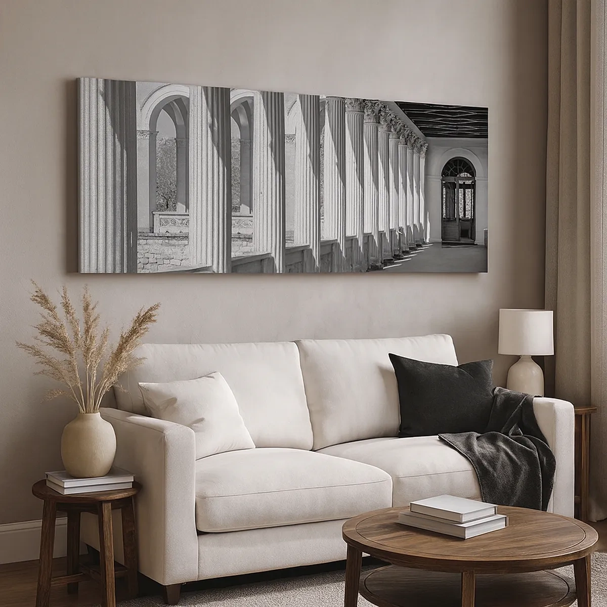 Tablou pe pânză - Arcadă însorită - 30x30 cm