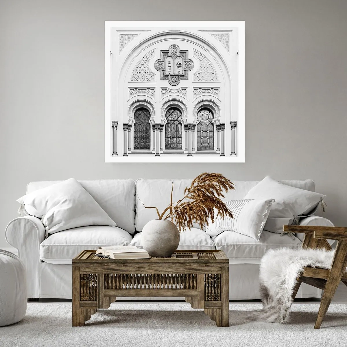 Poster - La granița dintre culturi - 60x60 cm