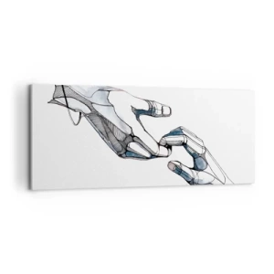 Tablou pe pânză - Gest frumos - 100x40 cm