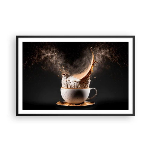 Poster în ramă neagră - O explozie de arome - 91x61 cm