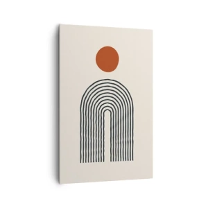 Tablou pe pânză - Magnetismul formelor și al culorilor - 80x120 cm