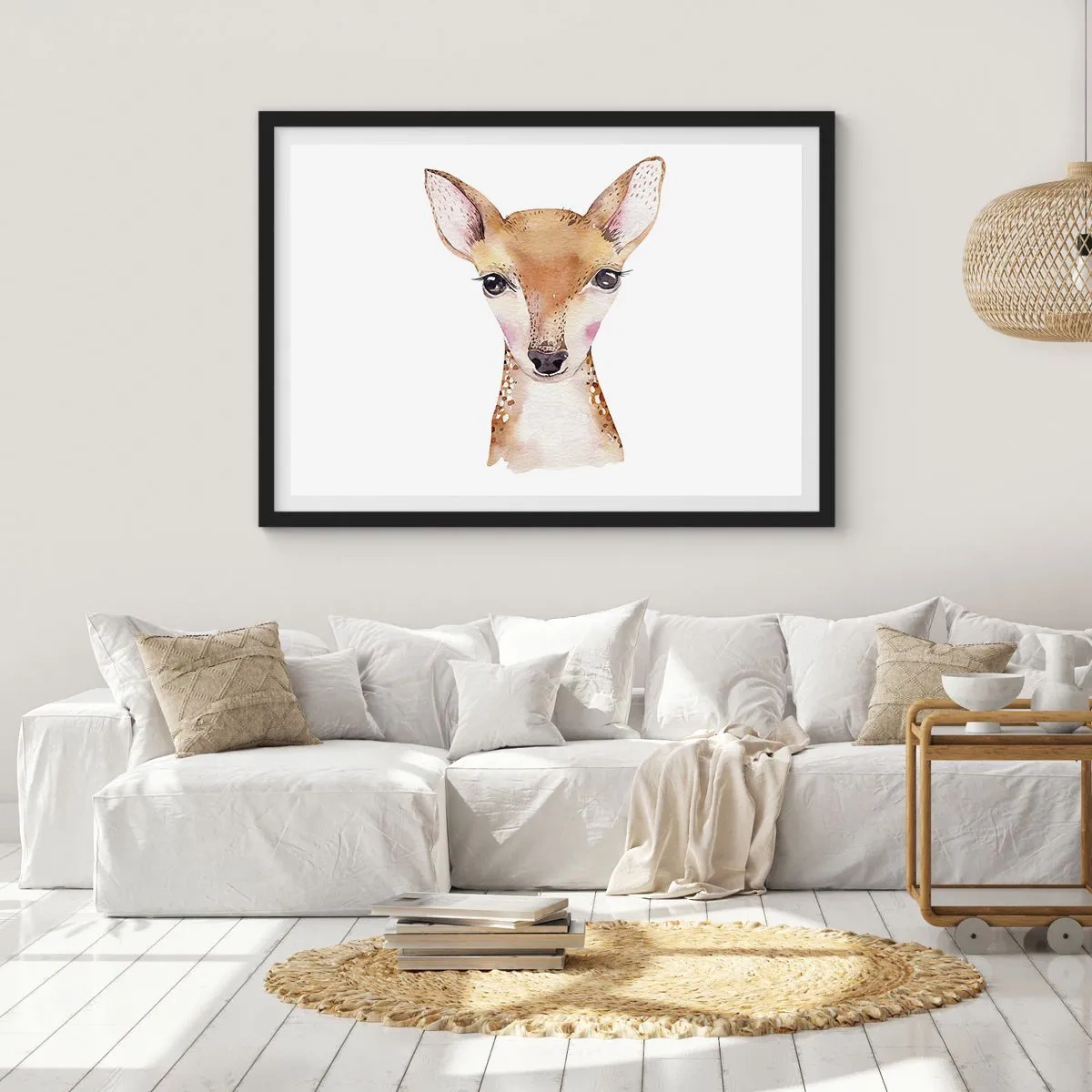 Poster în ramă neagră - Natura inocenței - 70x50 cm