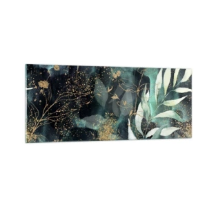Tablou pe sticlă - Grădina fermecată - 100x40 cm
