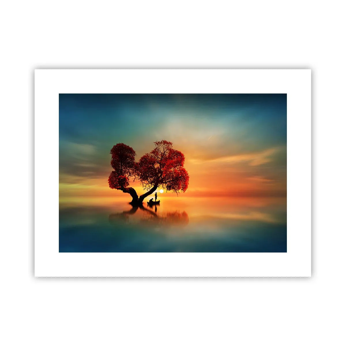 Poster - Lume îndepărtată și tăcută - 40x30 cm