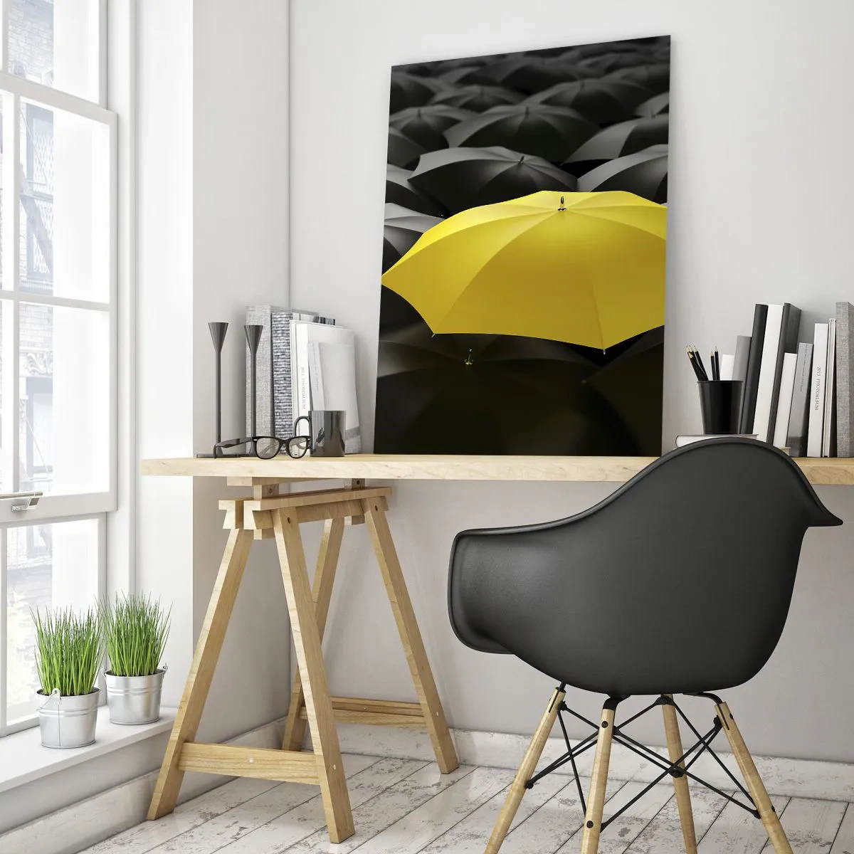 Tablou pe sticlă - La revedere, tristețe - 50x70 cm