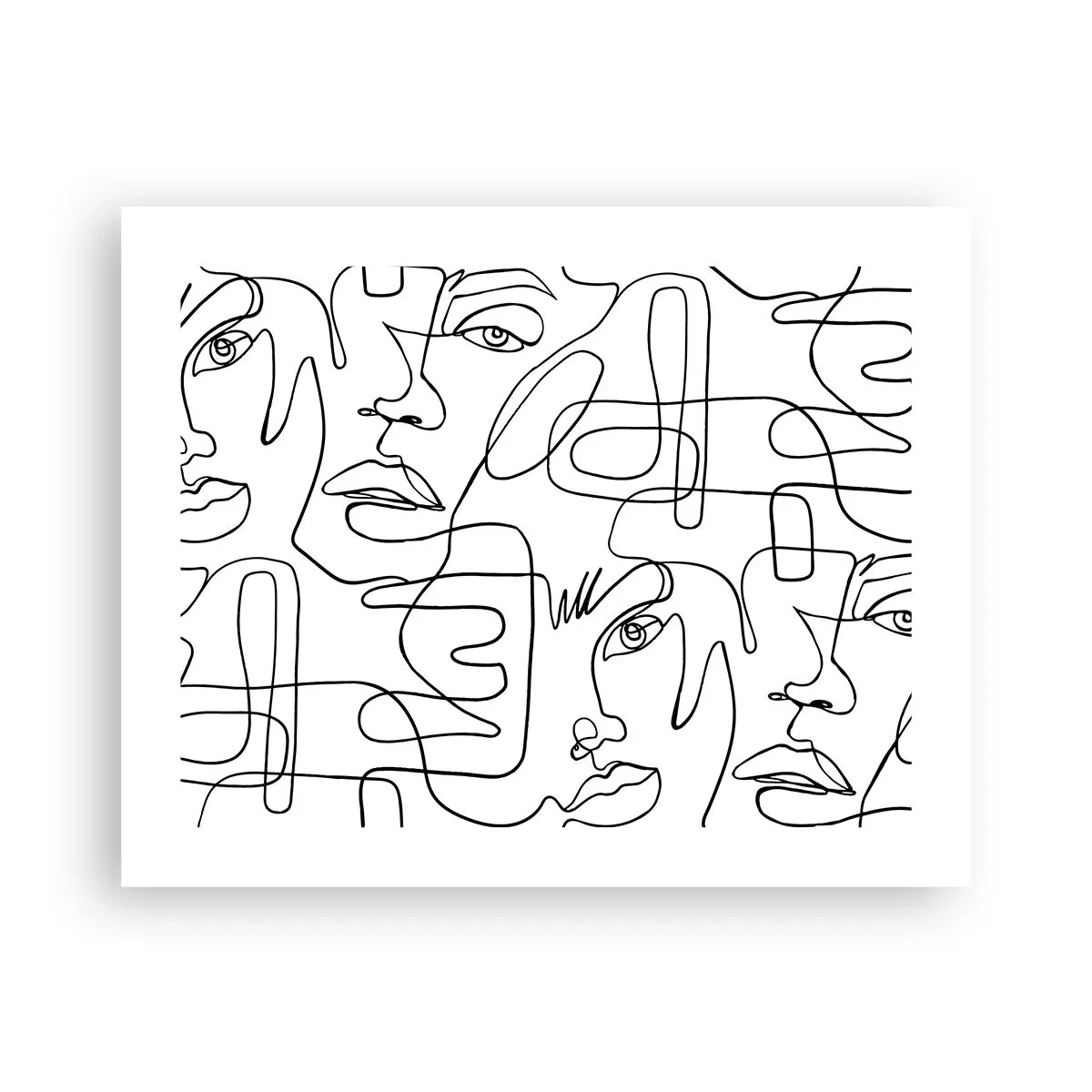 Poster - Într-o încurcătură de emoții - 50x40 cm