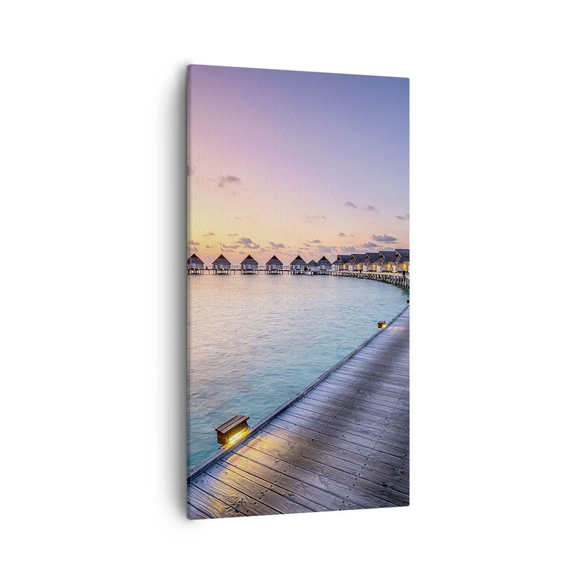 Tablou pe pânză - Vacanță - înapoi la sursă - 55x100 cm