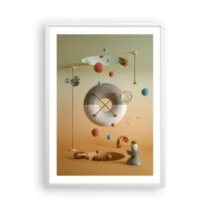 Poster în ramă albă - Orice se poate întâmpla - 50x70 cm