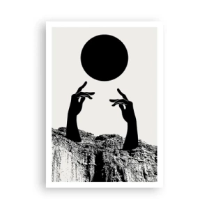Poster - Compoziție suprarealistă: soarele și tot restul - 70x100 cm