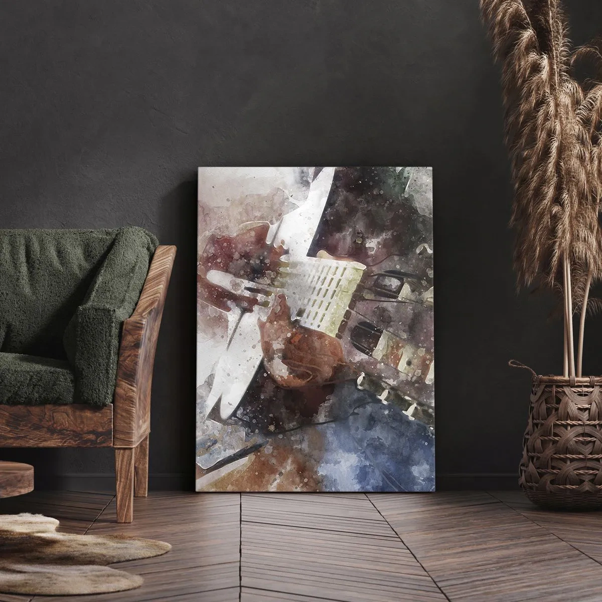 Tablou pe pânză - Și ce părere ai? - 55x100 cm