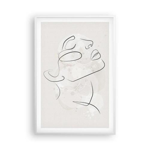 Poster în ramă albă - Schiță de vis - 61x91 cm