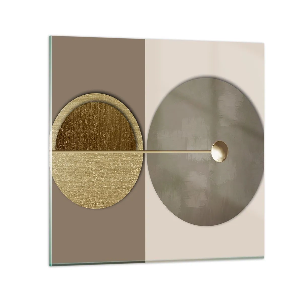 Tablou pe sticlă - Echilibru perfect - 70x70 cm