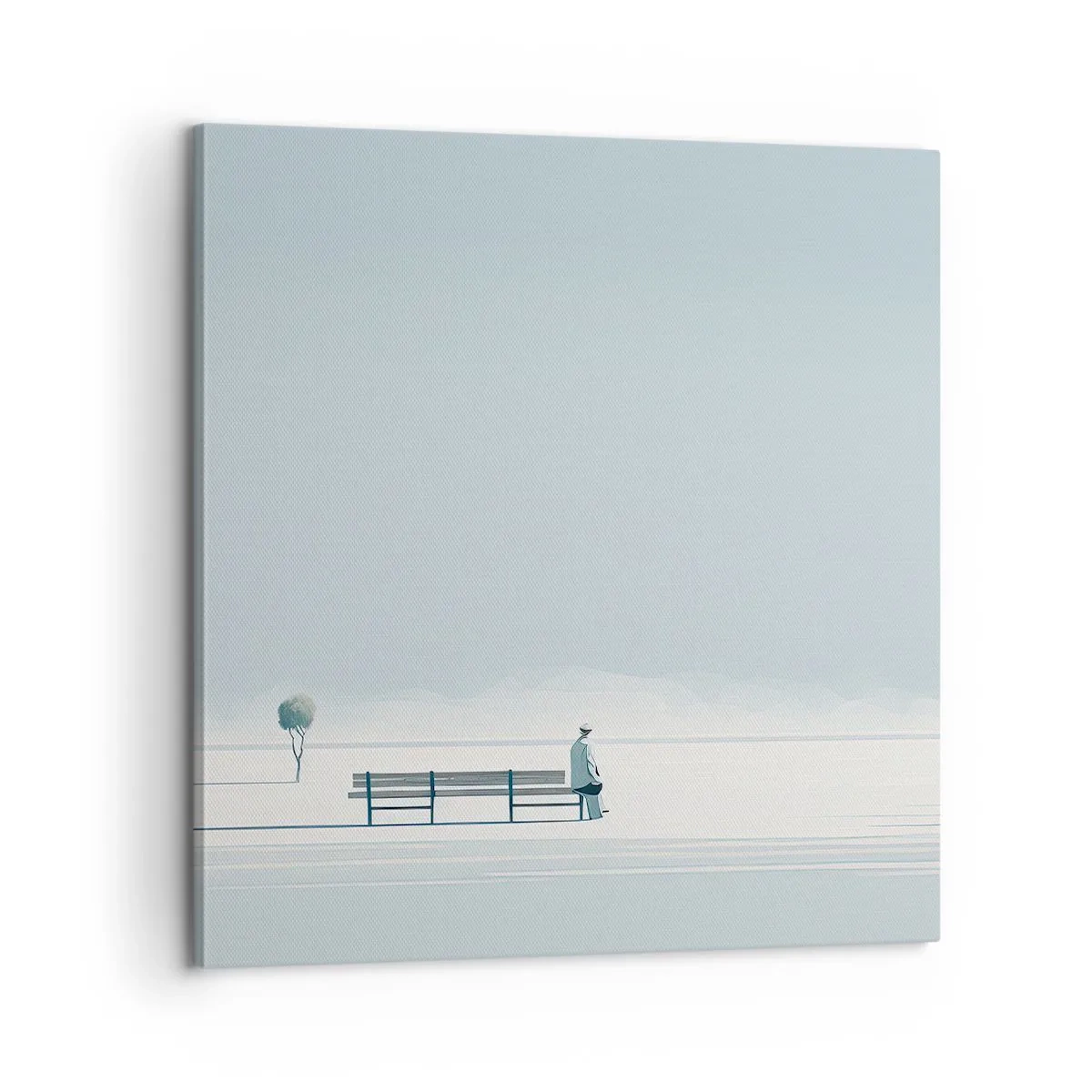 Tablou pe pânză - Da, aștept. - 60x60 cm