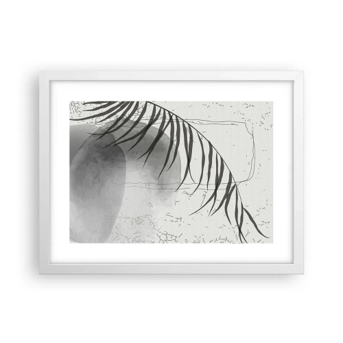 Poster în ramă albă - Exotismul subtil al naturii - 40x30 cm