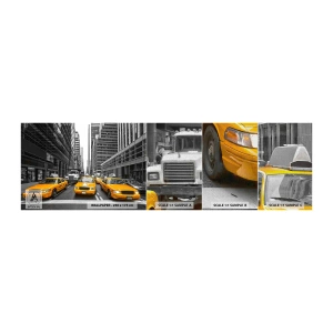 Mostră tapet Premium Canvas - Noi suntem cei care colorăm orașul - Oraș, New York, Arhitectură - 100x30 cm