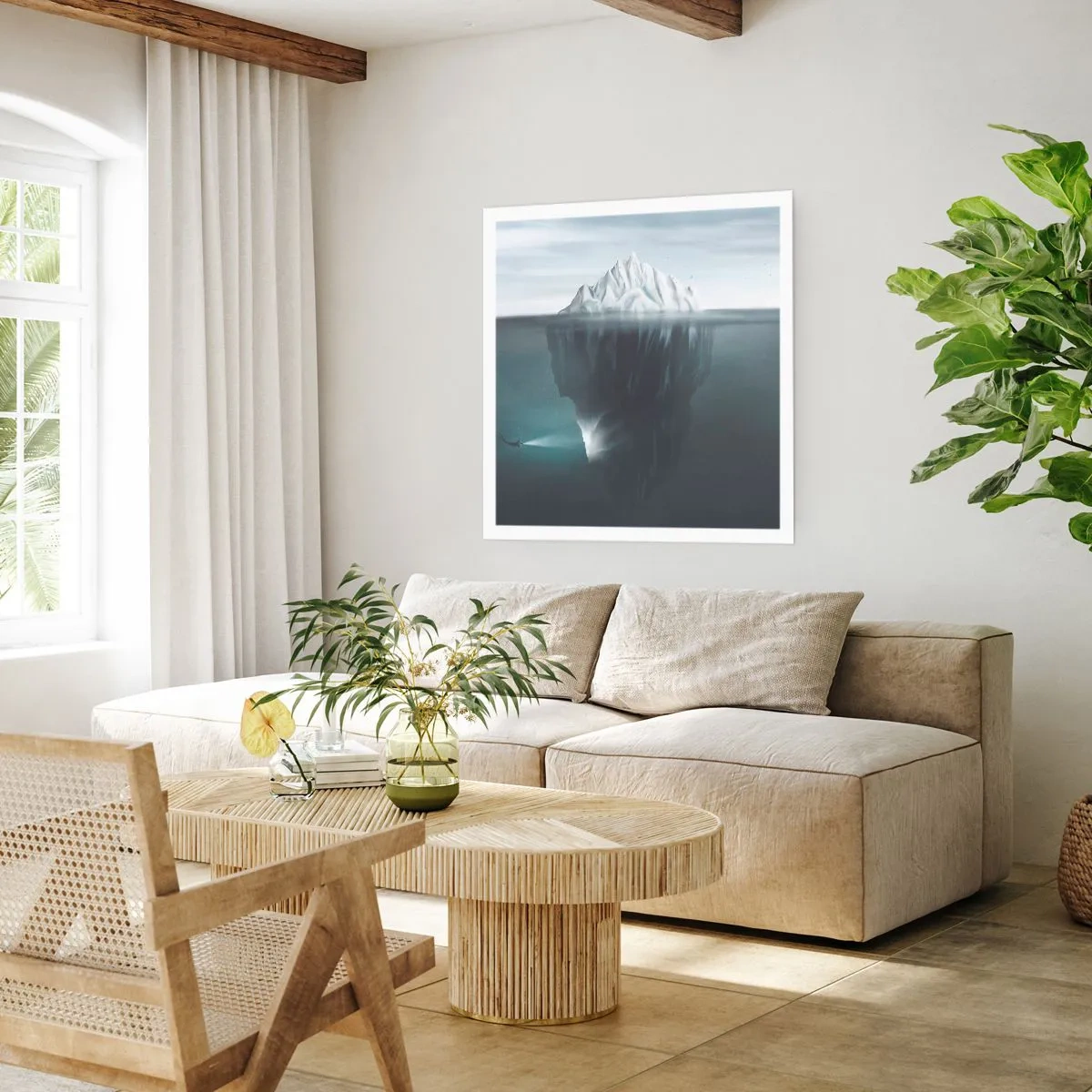 Poster - Un mister subacvatic - 60x60 cm