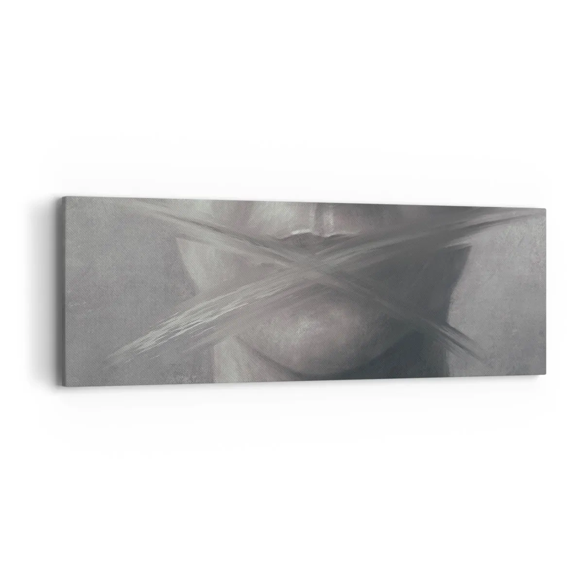 Tablou pe pânză - Nici un cuvânt - 90x30 cm