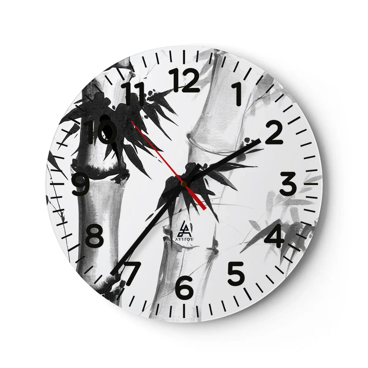 Ceas de perete - Ceas pe sticlă - Primul-plan al Orientului - 30x30 cm