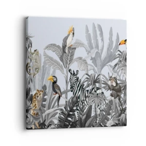 Tablou pe pânză - O fabulă africană - 40x40 cm