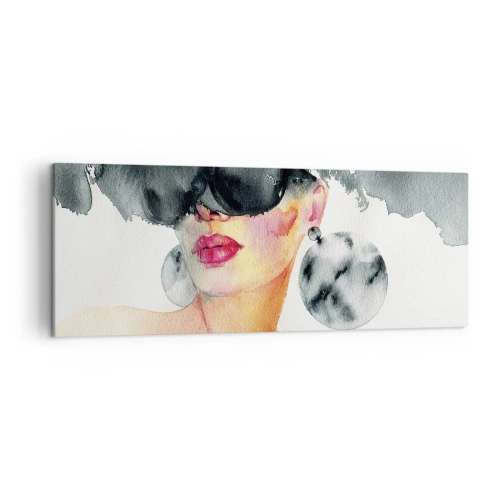 Tablou pe pânză - Secretul eleganței - 140x50 cm
