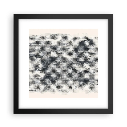 Poster în ramă neagră - Compoziție cețoasă - 30x30 cm