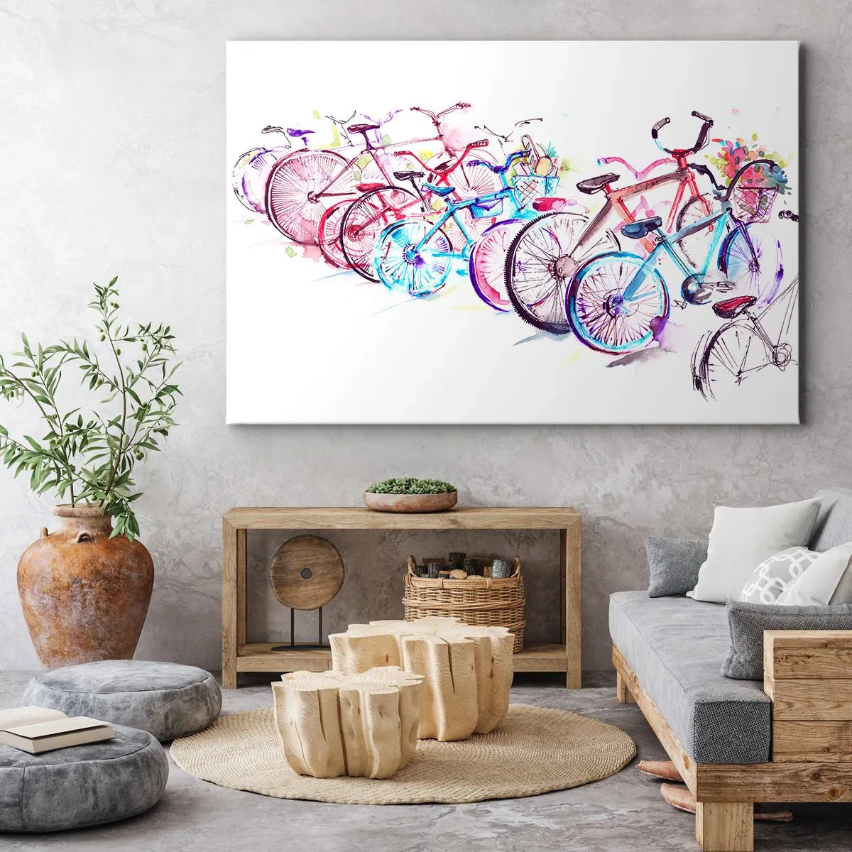 Tablou pe pânză - Reuniunea clubului Antymoto - 100x70 cm
