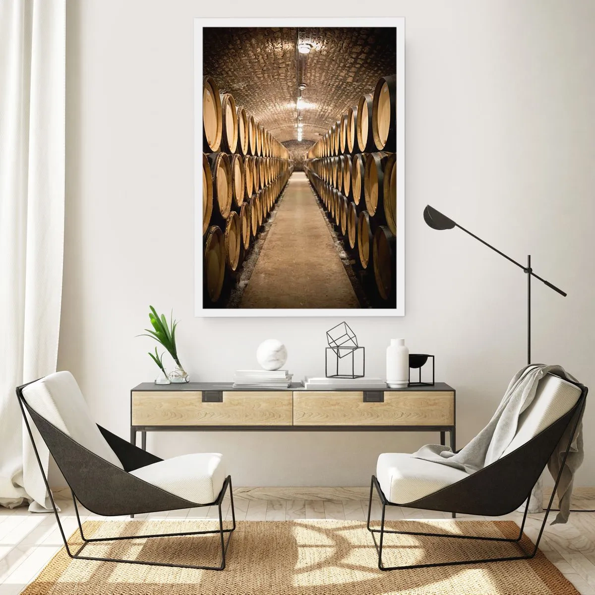 Poster - În pivniță de vin - 30x40 cm