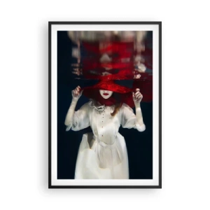 Poster în ramă neagră - Frumoasa fantomă - 61x91 cm