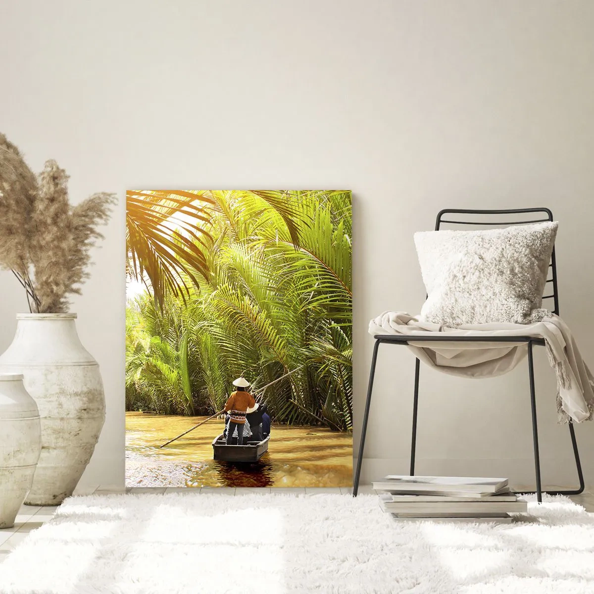 Tablou pe sticlă - Prin cheile din palmieri - 70x100 cm