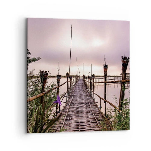 Tablou pe pânză - Pacea și liniștea Asiei - 70x70 cm