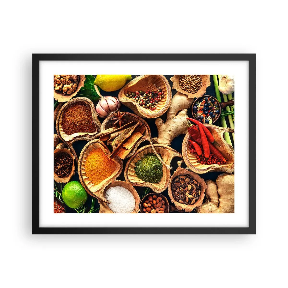 Poster în ramă neagră - Ia ce vrei - 50x40 cm