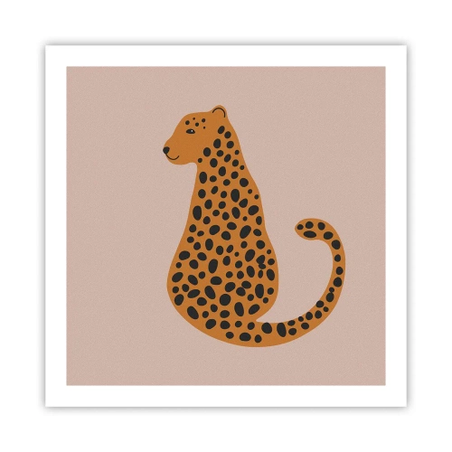 Poster - Modelul leopard este tot timpul la modă - 60x60 cm