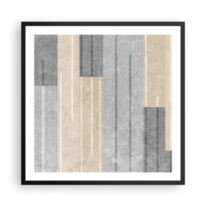Poster în ramă neagră - Compoziție: în poziție verticală - 60x60 cm