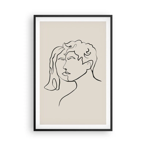 Poster în ramă neagră - Și unitatea s-a făcut - 61x91 cm