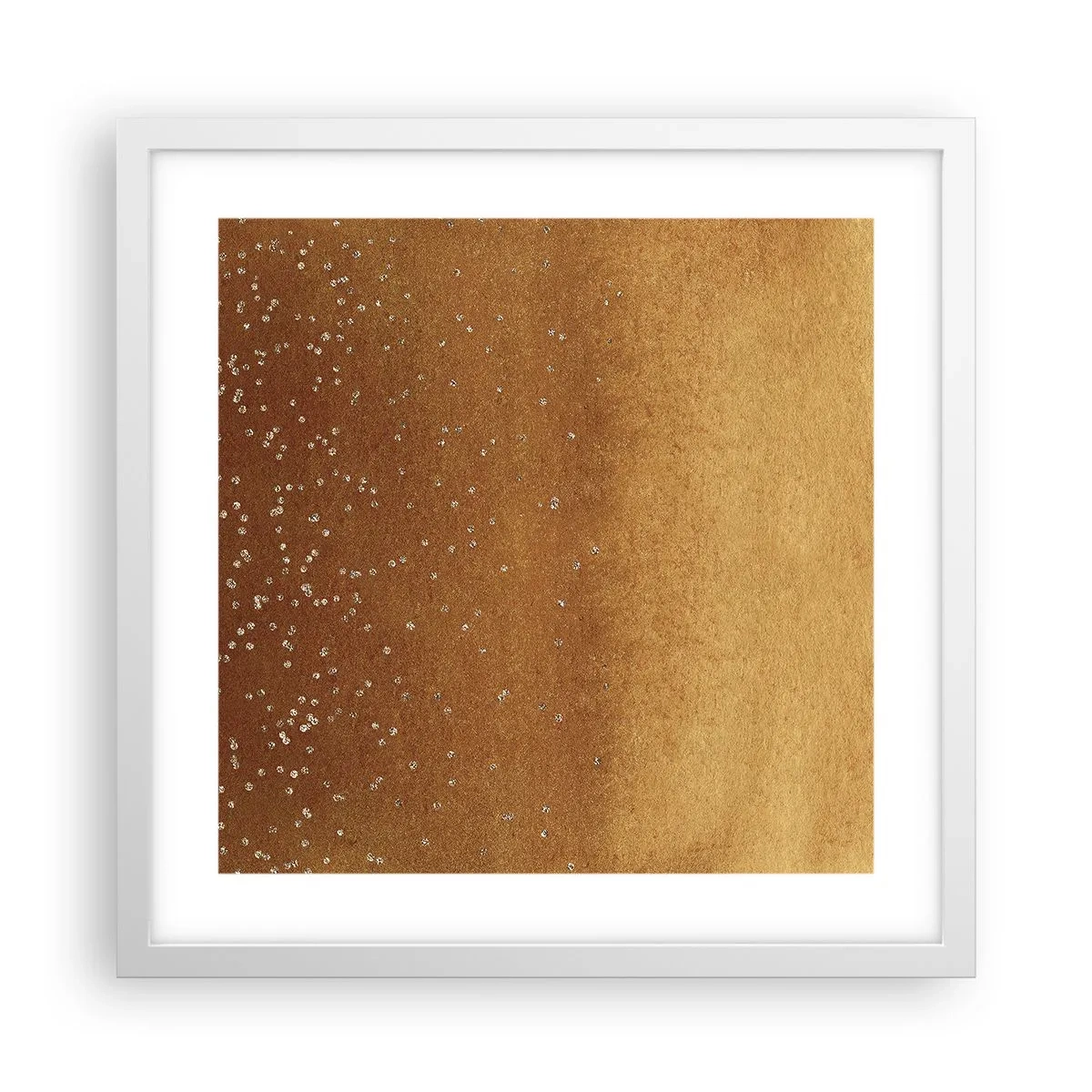 Poster în ramă albă - Nașterea luminii - 40x40 cm