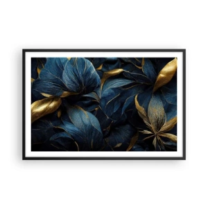 Poster în ramă neagră - Căptușită cu aur - 91x61 cm