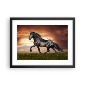 Poster în ramă neagră - Prințul negru - 40x30 cm