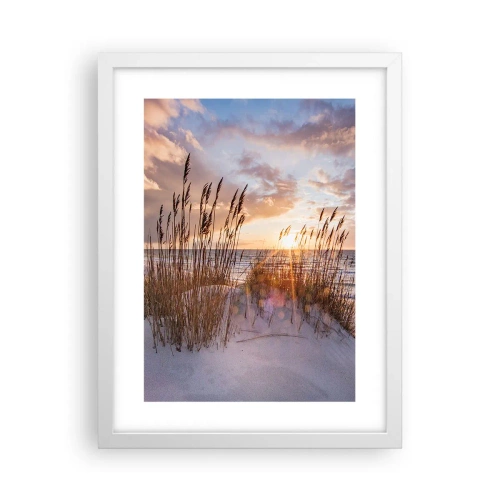 Poster în ramă albă - Adio soare și vânt - 30x40 cm