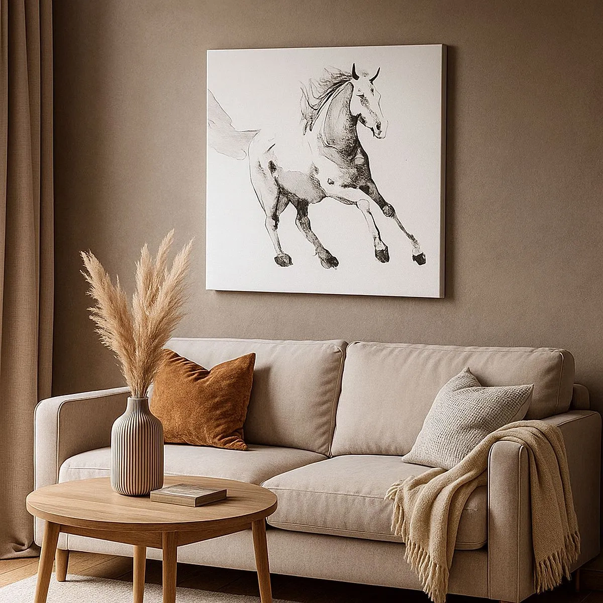 Tablou pe pânză - Suflet neîmblânzit - 30x30 cm