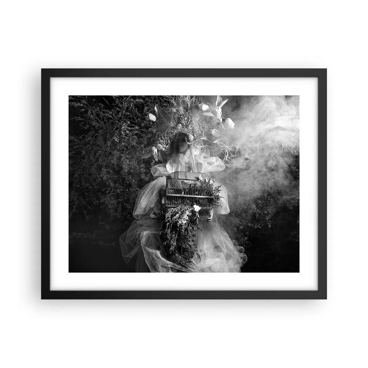 Poster în ramă neagră - Mama însăși - Natura - 50x40 cm