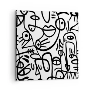 Tablou pe pânză - Chipuri și miraje - 60x60 cm