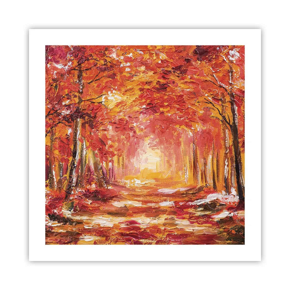 Poster - Pădurea de cupru - 50x50 cm