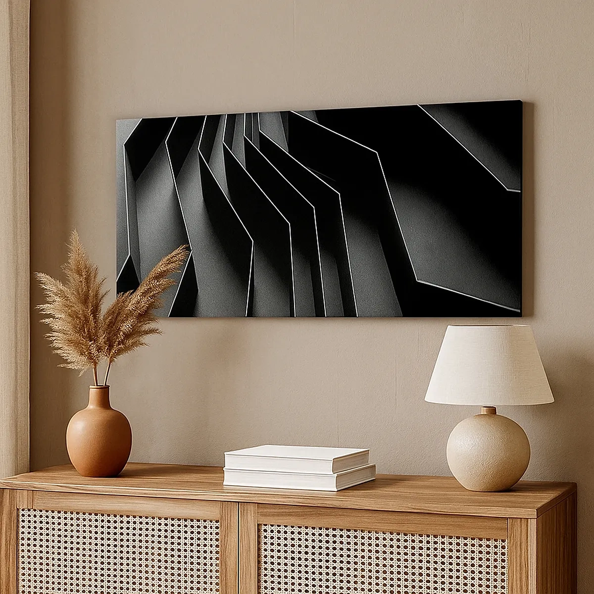 Tablou pe pânză - Ordinea spațială - 30x30 cm