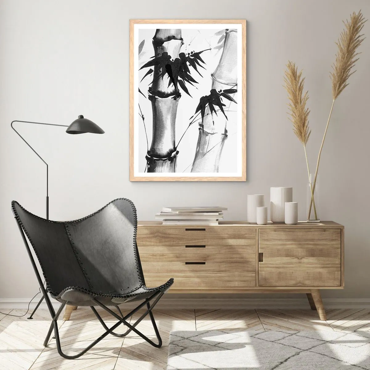 Poster în ramă de stejar deschis - Primul-plan al Orientului - 30x40 cm