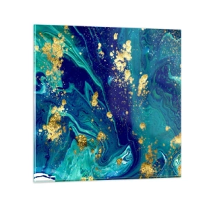 Tablou pe sticlă - Petale de soare  - 70x70 cm