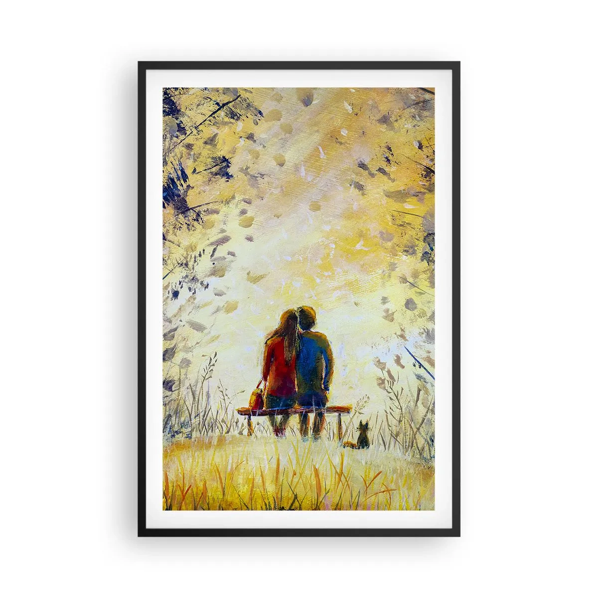 Poster în ramă neagră - Un moment magic - 61x91 cm