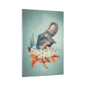 Tablou pe sticlă - Urlet de bucurie - 70x100 cm