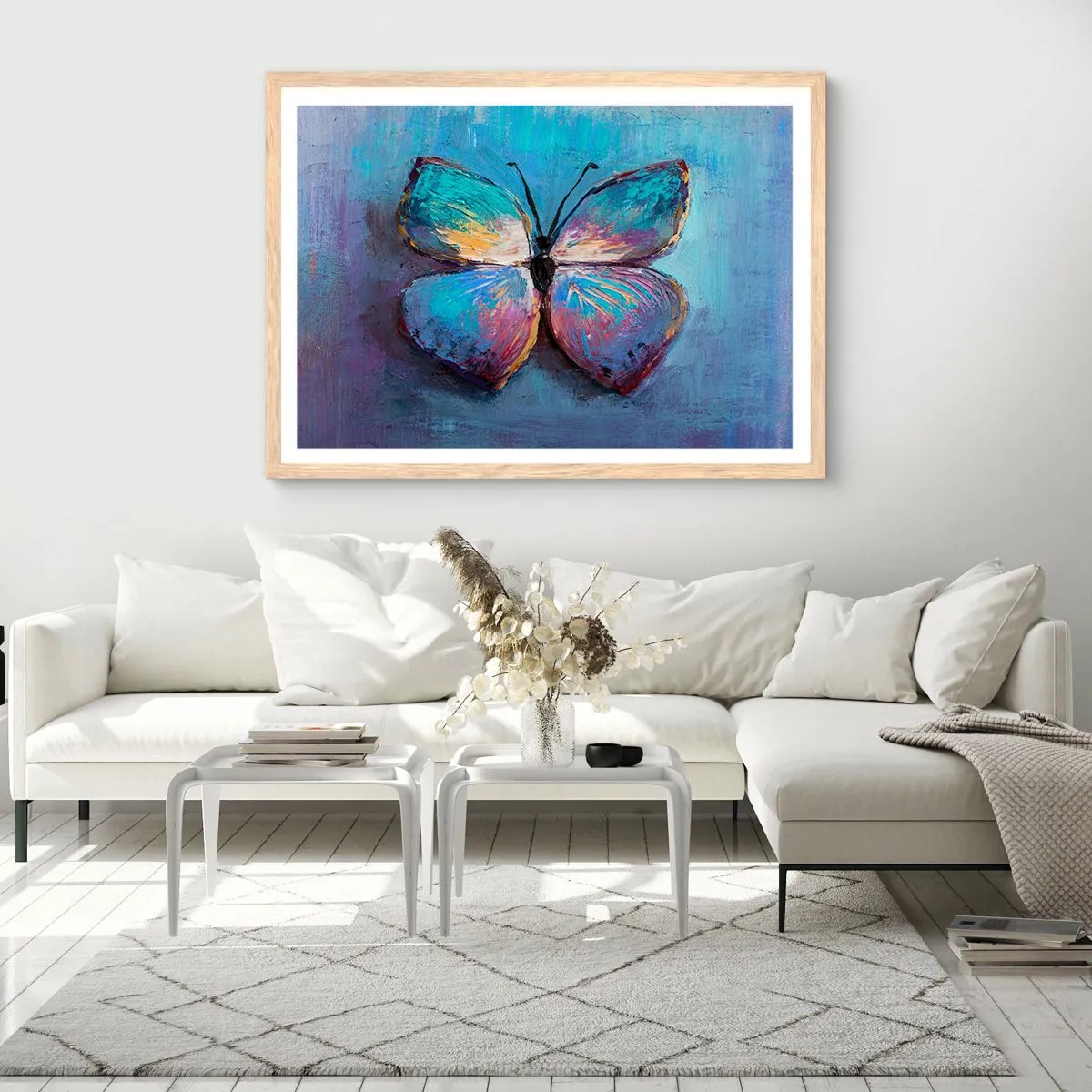 Poster în ramă de stejar deschis - În plină glorie - 70x50 cm