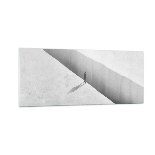 Tablou pe sticlă - Obiectiv clar - 100x40 cm